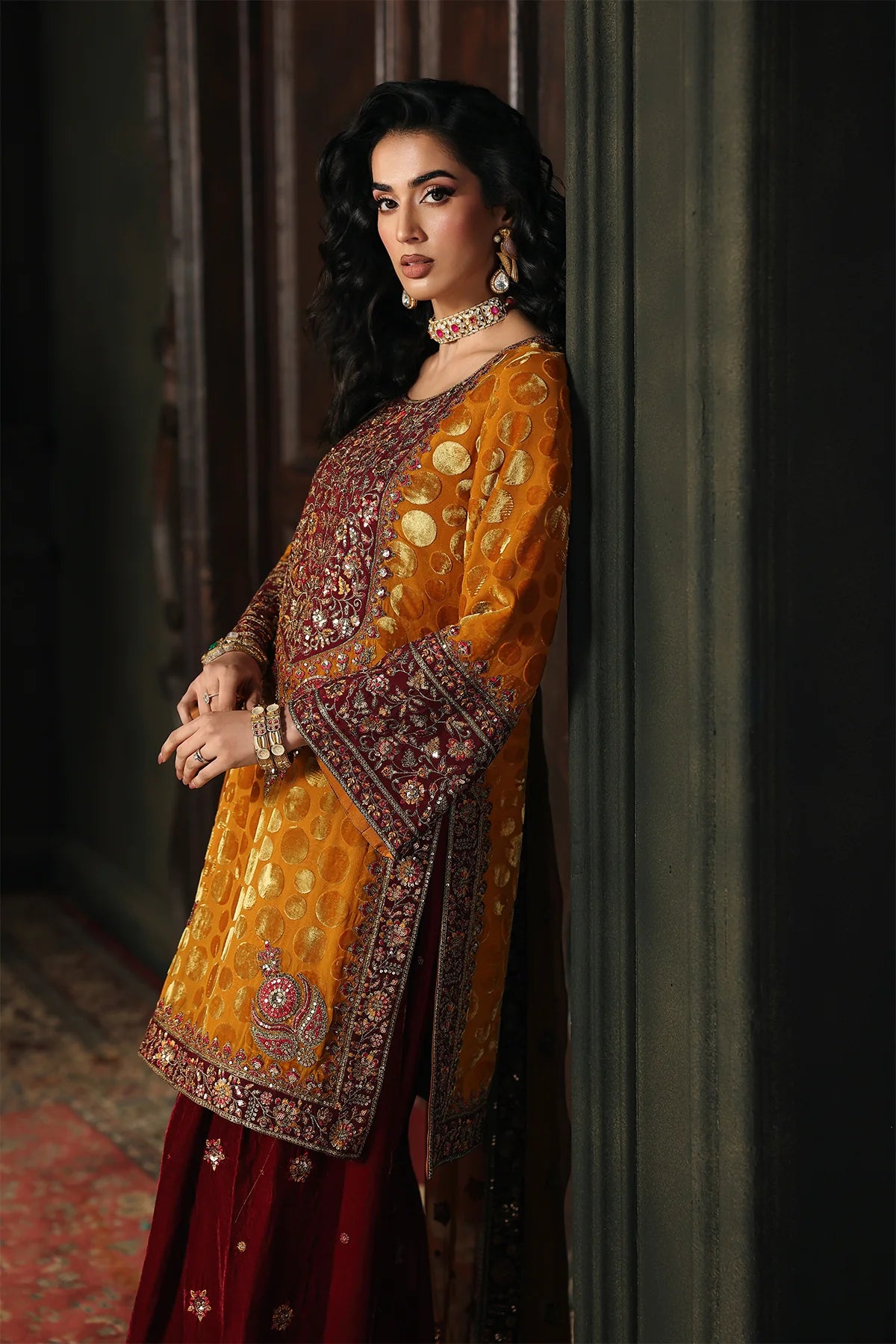 Charizma Signora 3-PC Unstitched Plachi Velvet