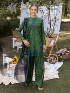 AZLIN 3-Piece Unstitched Digital Printed Lawn Suit 01