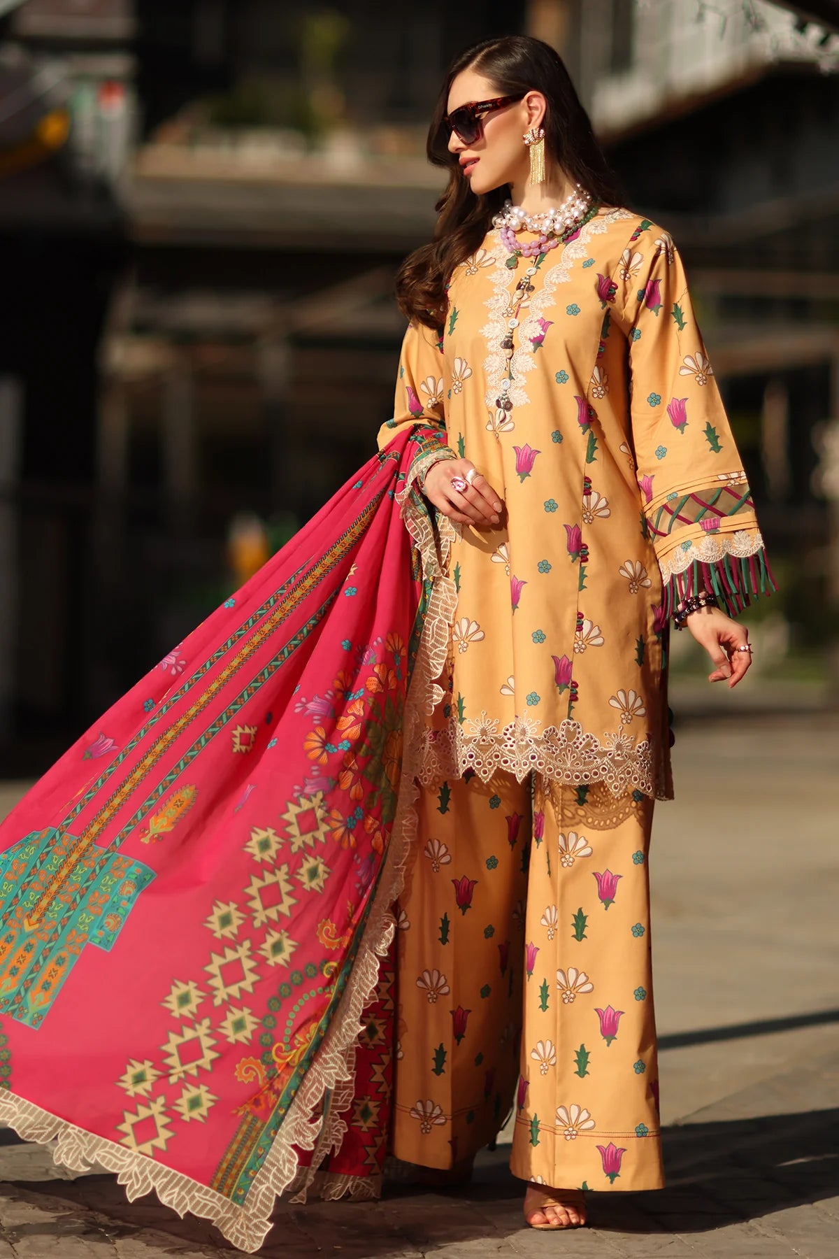 Charizma Range 3-PC Unstitched Embroidered Lawn 02