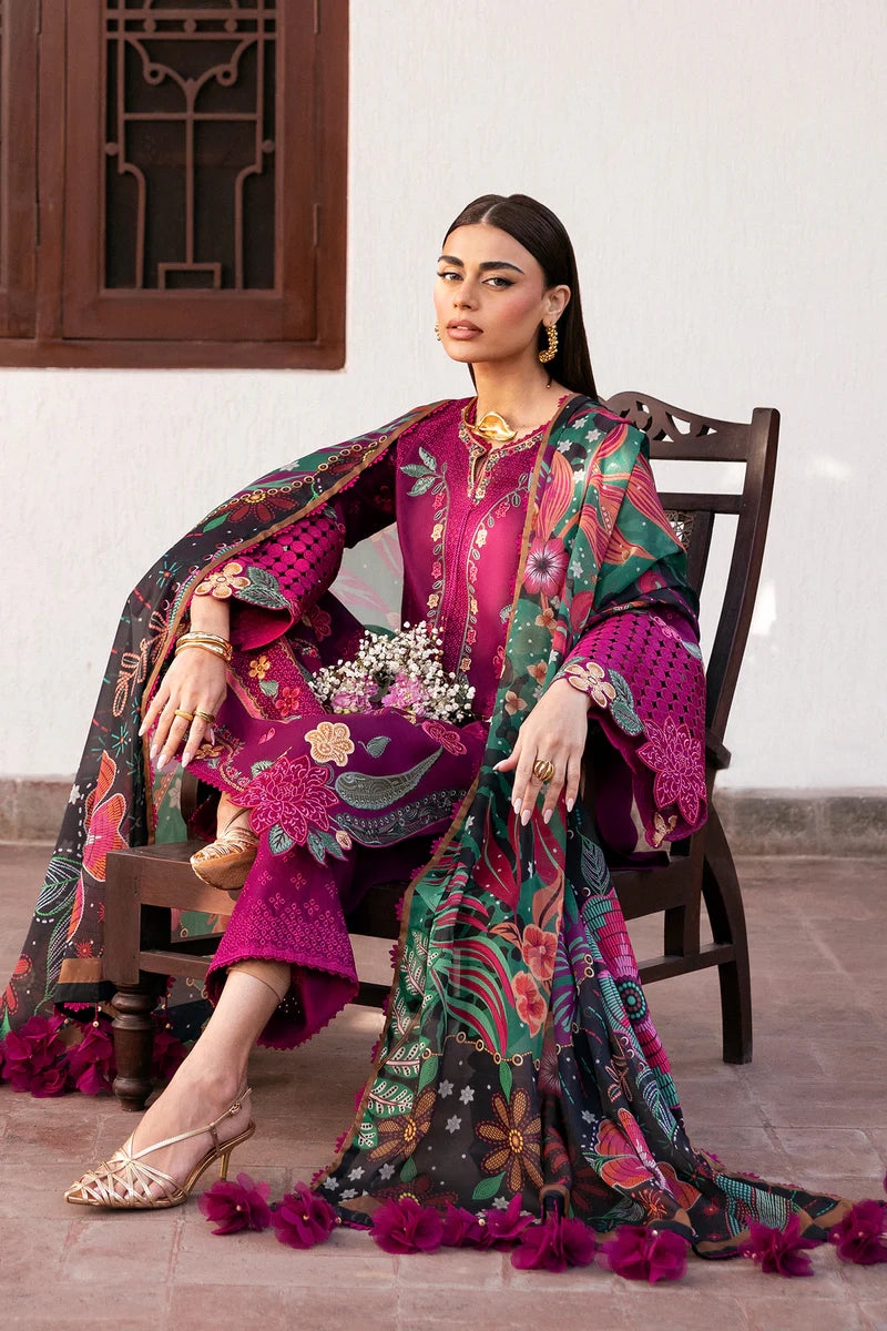 Jazmin Shahkaar Embroidered Luxury Lawn SL26-D01