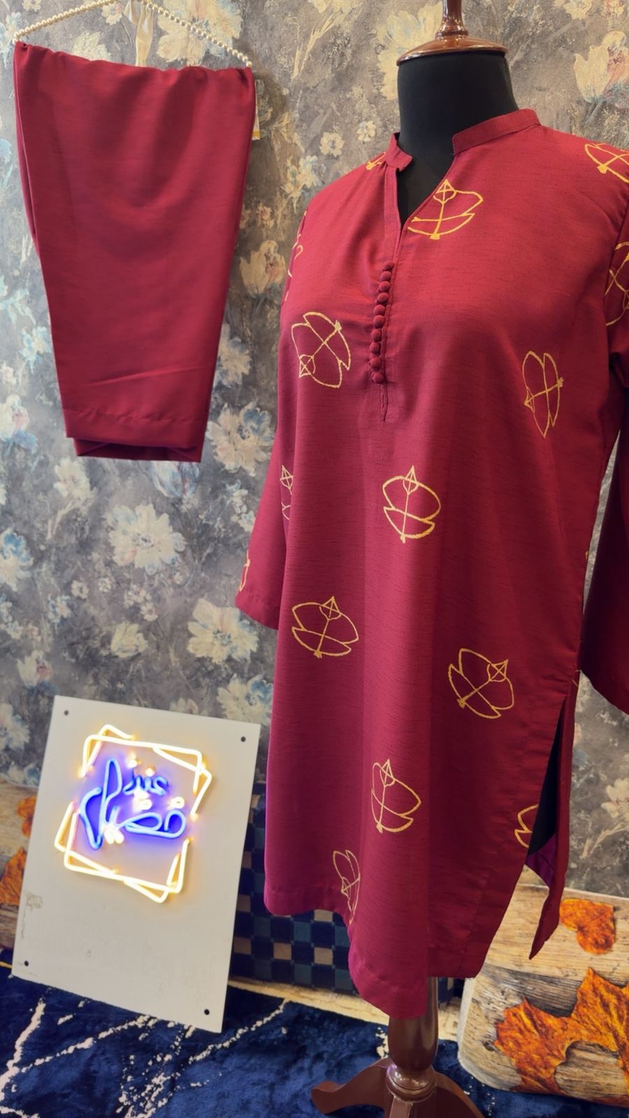 Basant Special Karandi Coordset