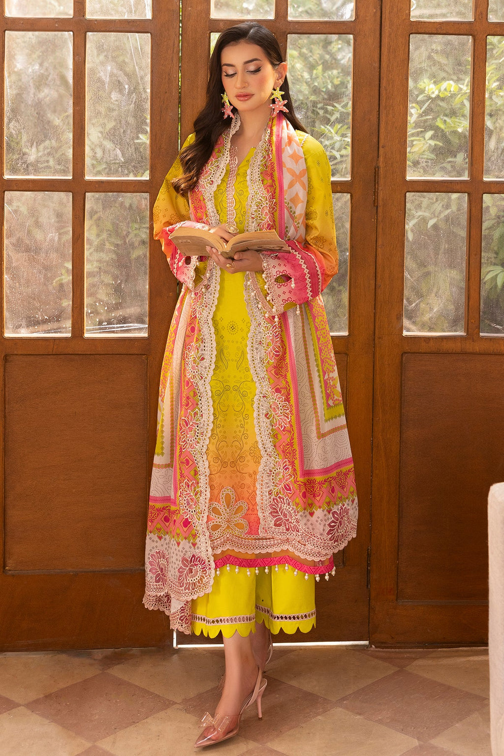 Charizma Range 3-PC Unstitched Embroidered Lawn 06