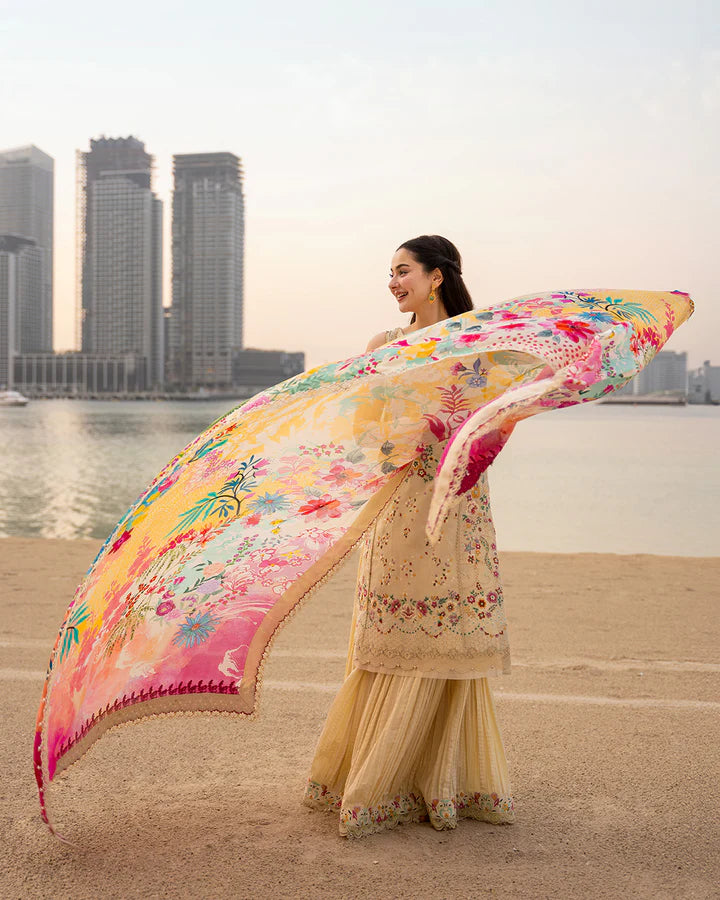 Faiza Saqlain Unstitched Luxury Lawn Merjem