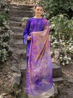 AZLIN 3-Piece Unstitched Digital Printed Lawn Suit 05