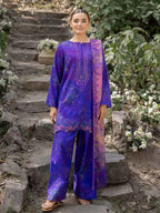 AZLIN 3-Piece Unstitched Digital Printed Lawn Suit 05