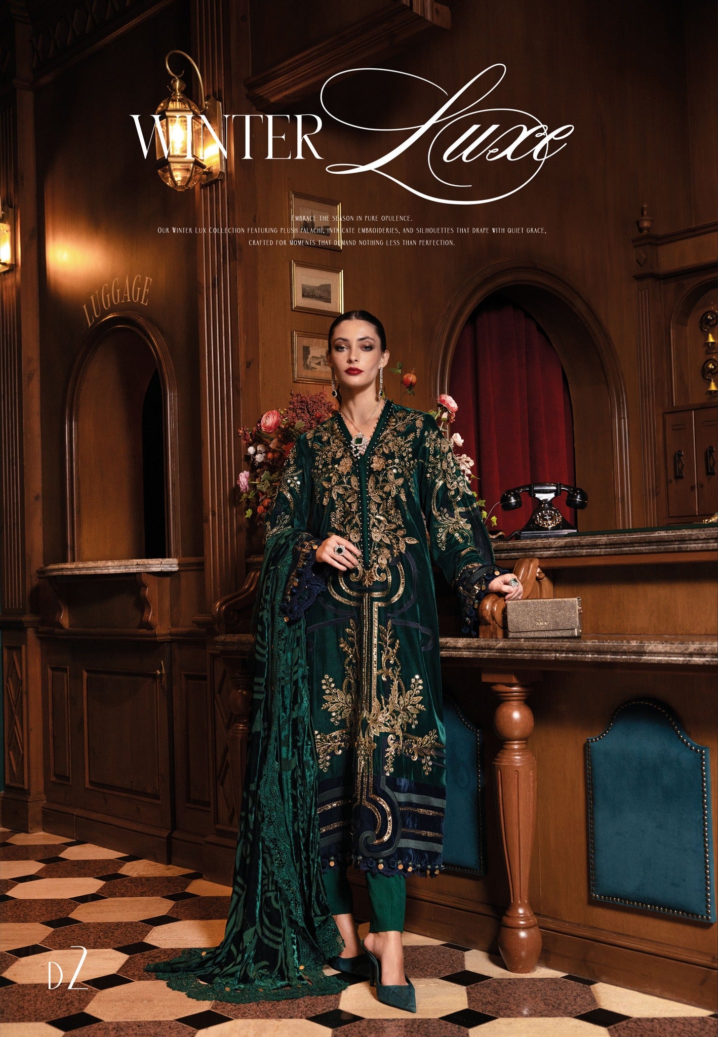 Maria B Winter Luxe D2