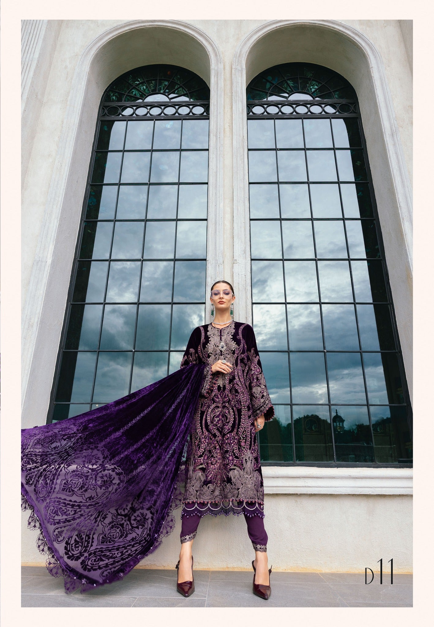 Maria B Winter Luxe D11