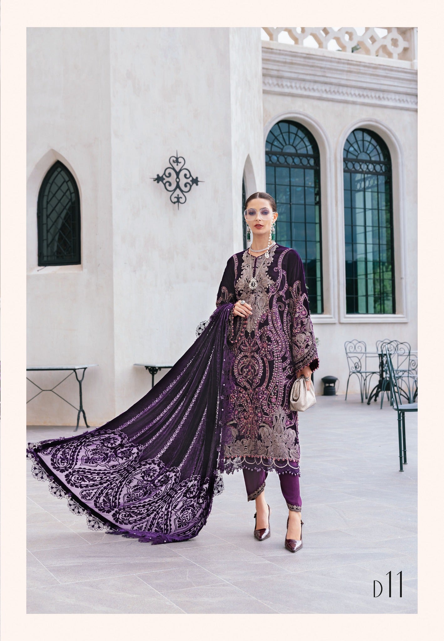 Maria B Winter Luxe D11