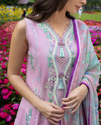 Hemline Secret Garden By Mushq Peony Glow