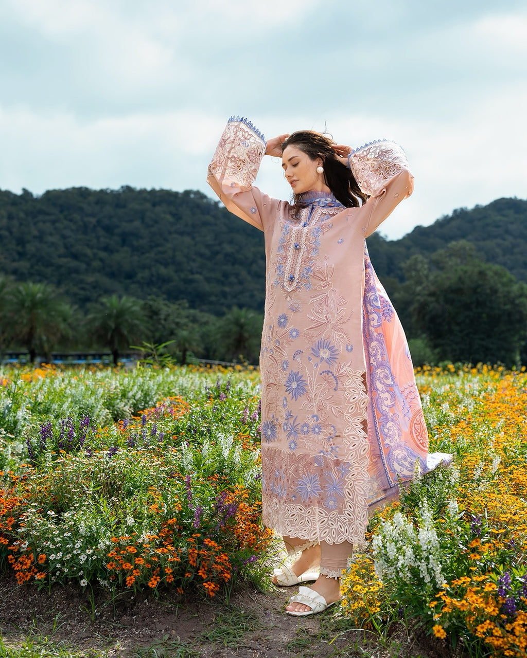 Hemline Secret Garden By Mushq Bloom Sonata