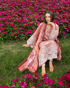 Hemline Secret Garden By Mushq Peach Blossom