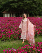 Hemline Secret Garden By Mushq Peach Blossom