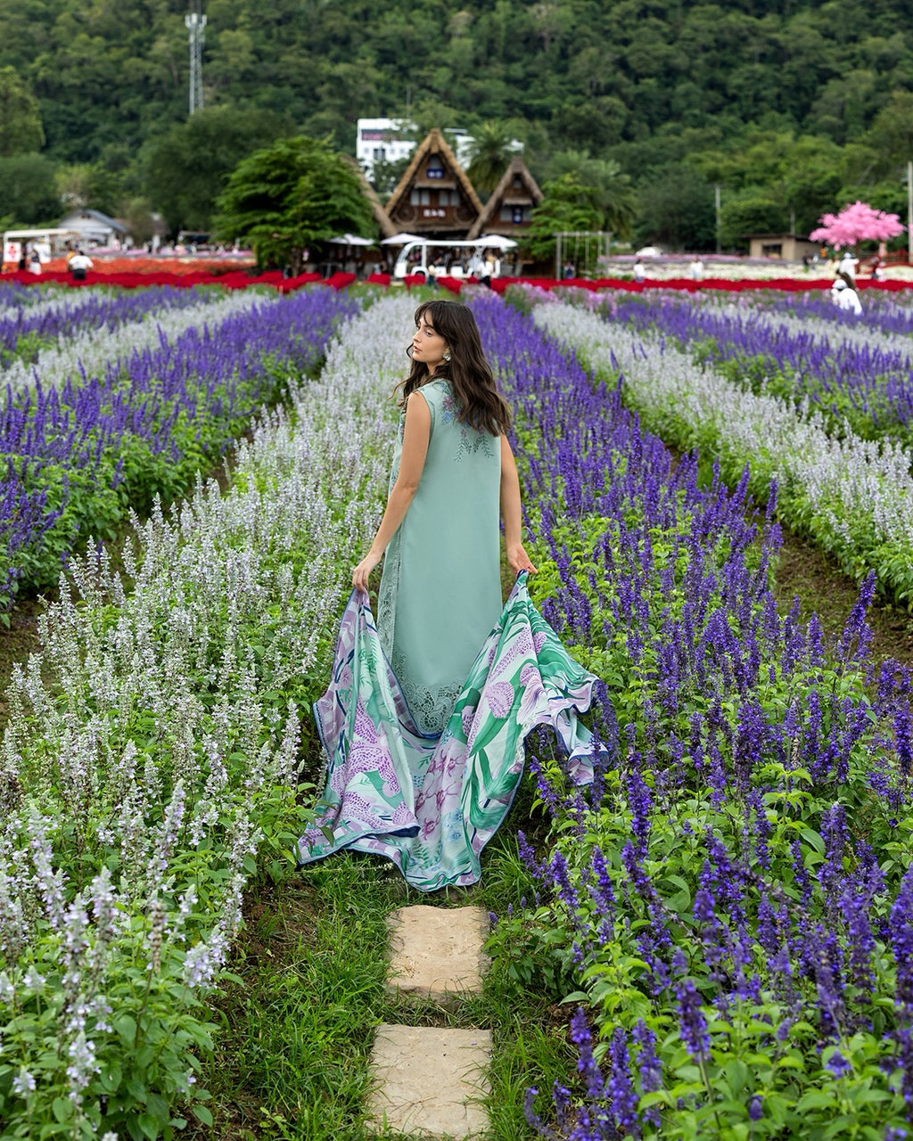 Hemline Secret Garden By Mushq Hummingbird Haven