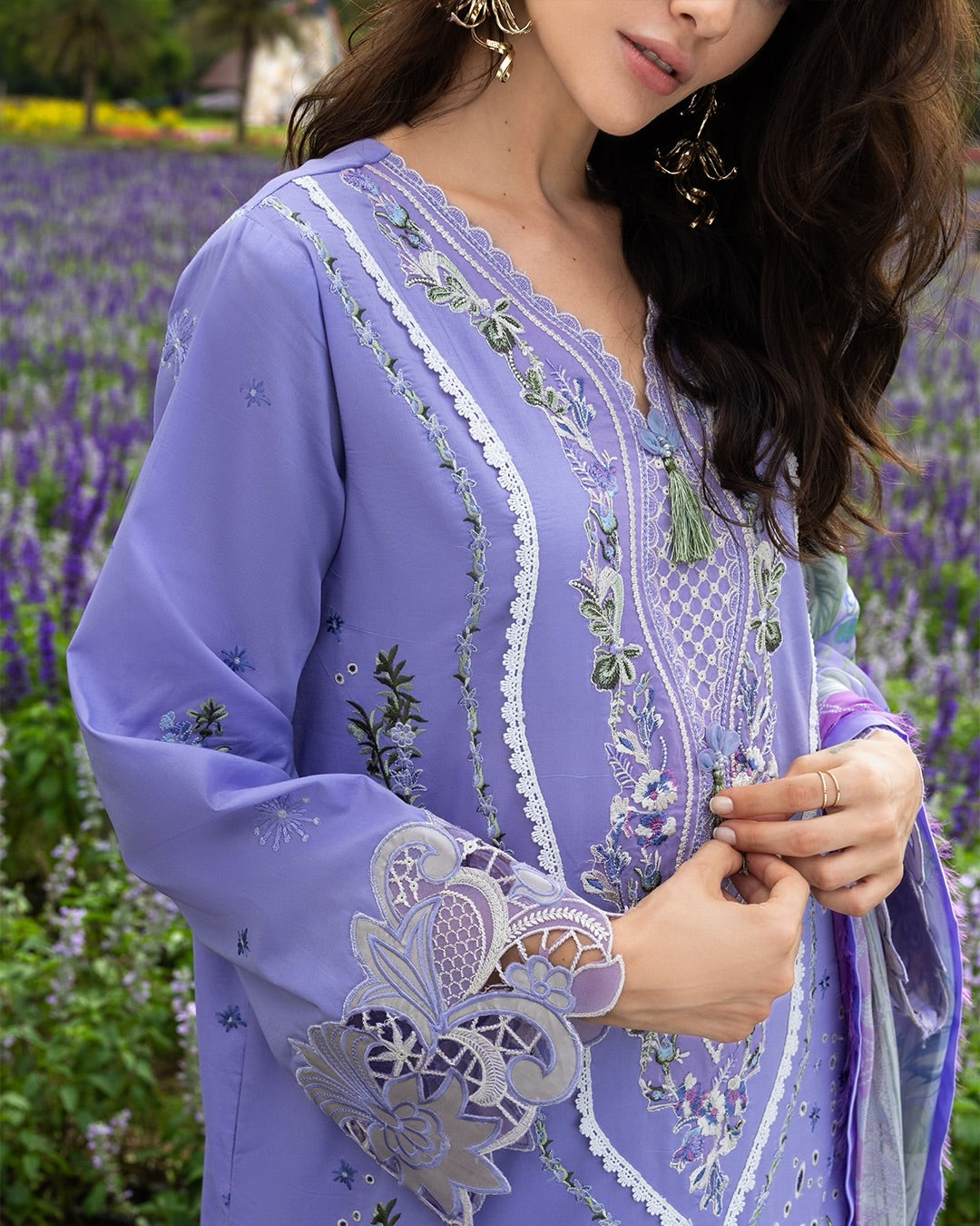 Hemline Secret Garden By Mushq Daisy Reverie