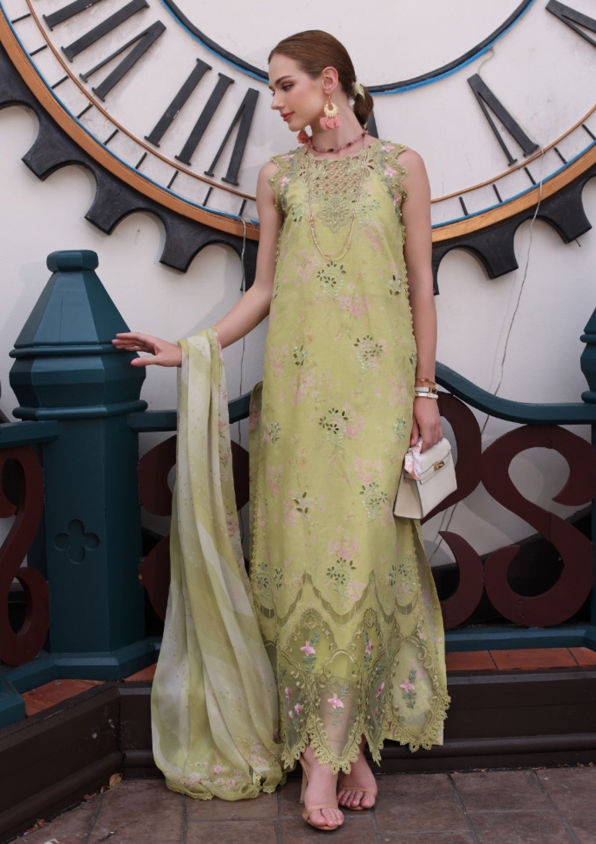 Lawn - noor by saadia asad - eid luxe - chikankari 25 - d#08