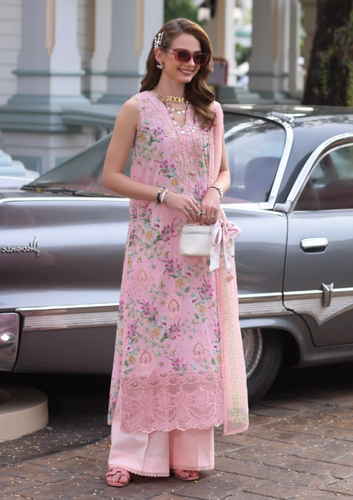 Lawn - noor by saadia asad - eid luxe - chikankari 25 - d#11