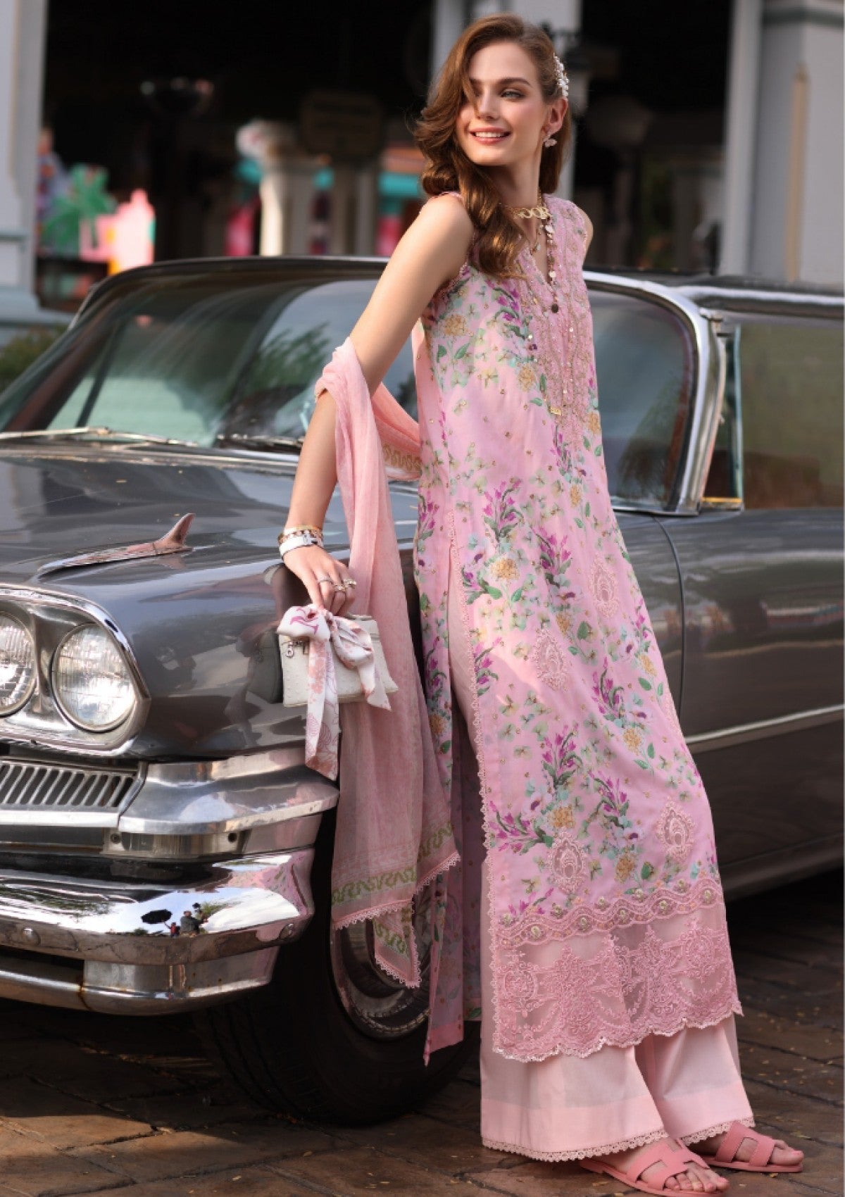 Lawn - noor by saadia asad - eid luxe - chikankari 25 - d#11