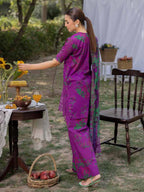 AZLIN 3-Piece Unstitched Digital Printed Lawn Suit 07