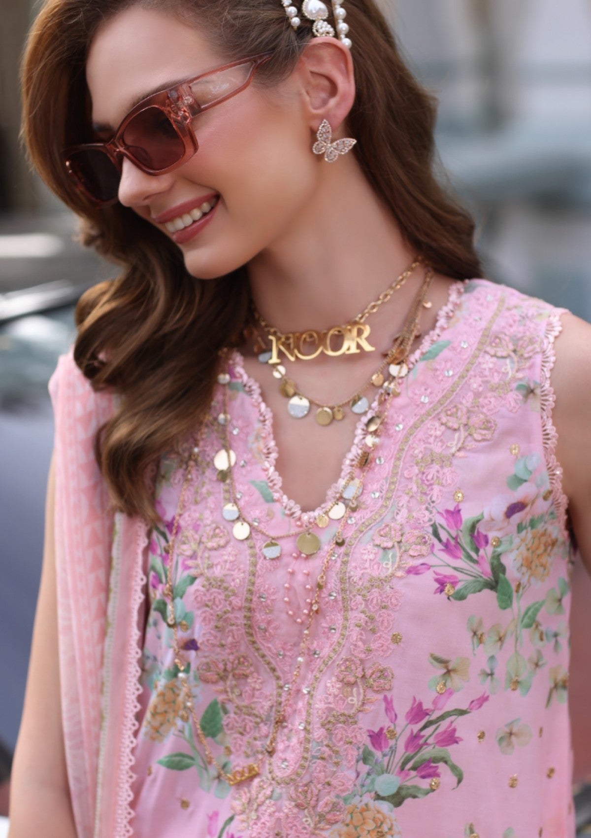 Lawn - noor by saadia asad - eid luxe - chikankari 25 - d#11