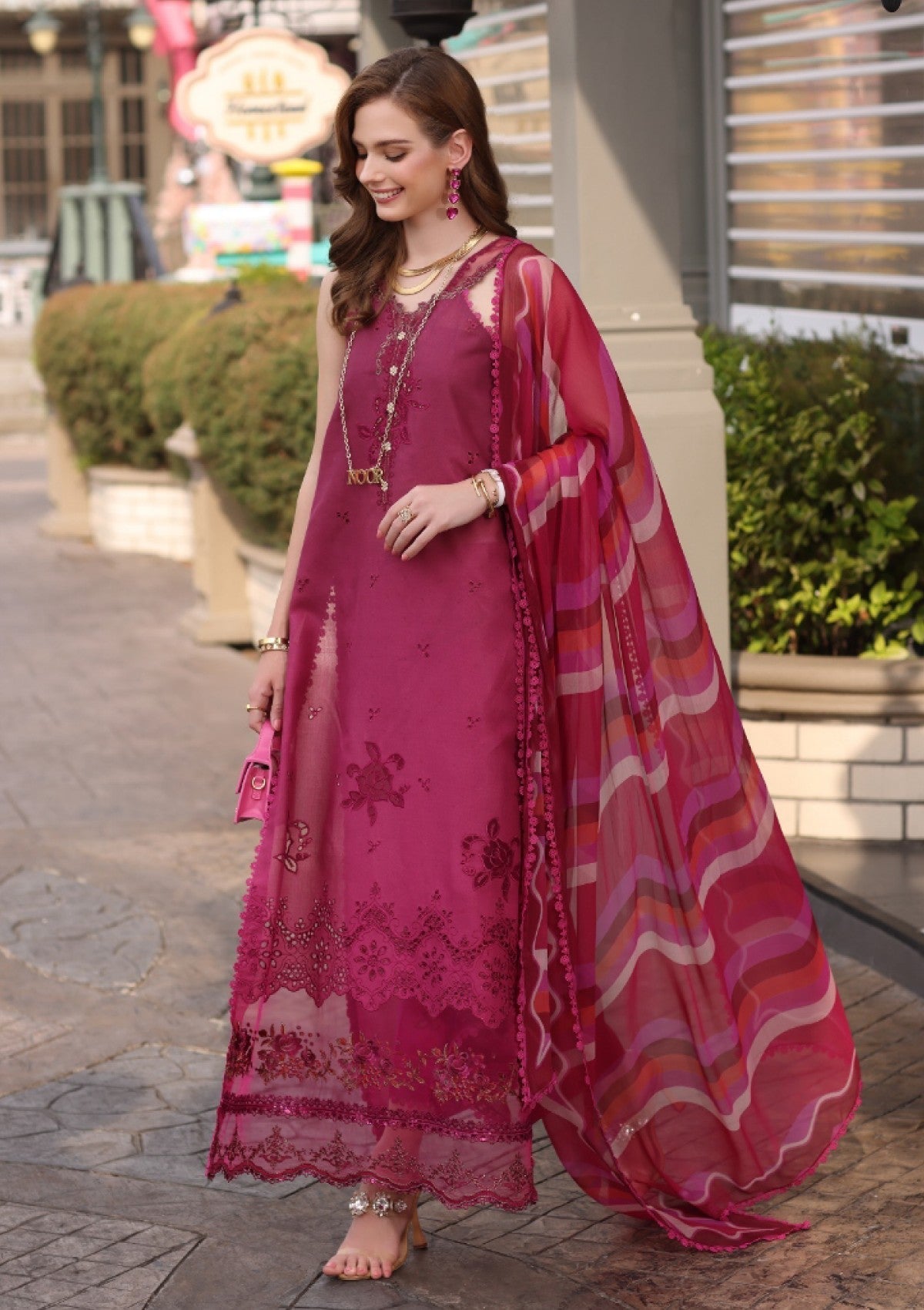 Lawn - noor by saadia asad - eid luxe - chikankari 25 - d#09