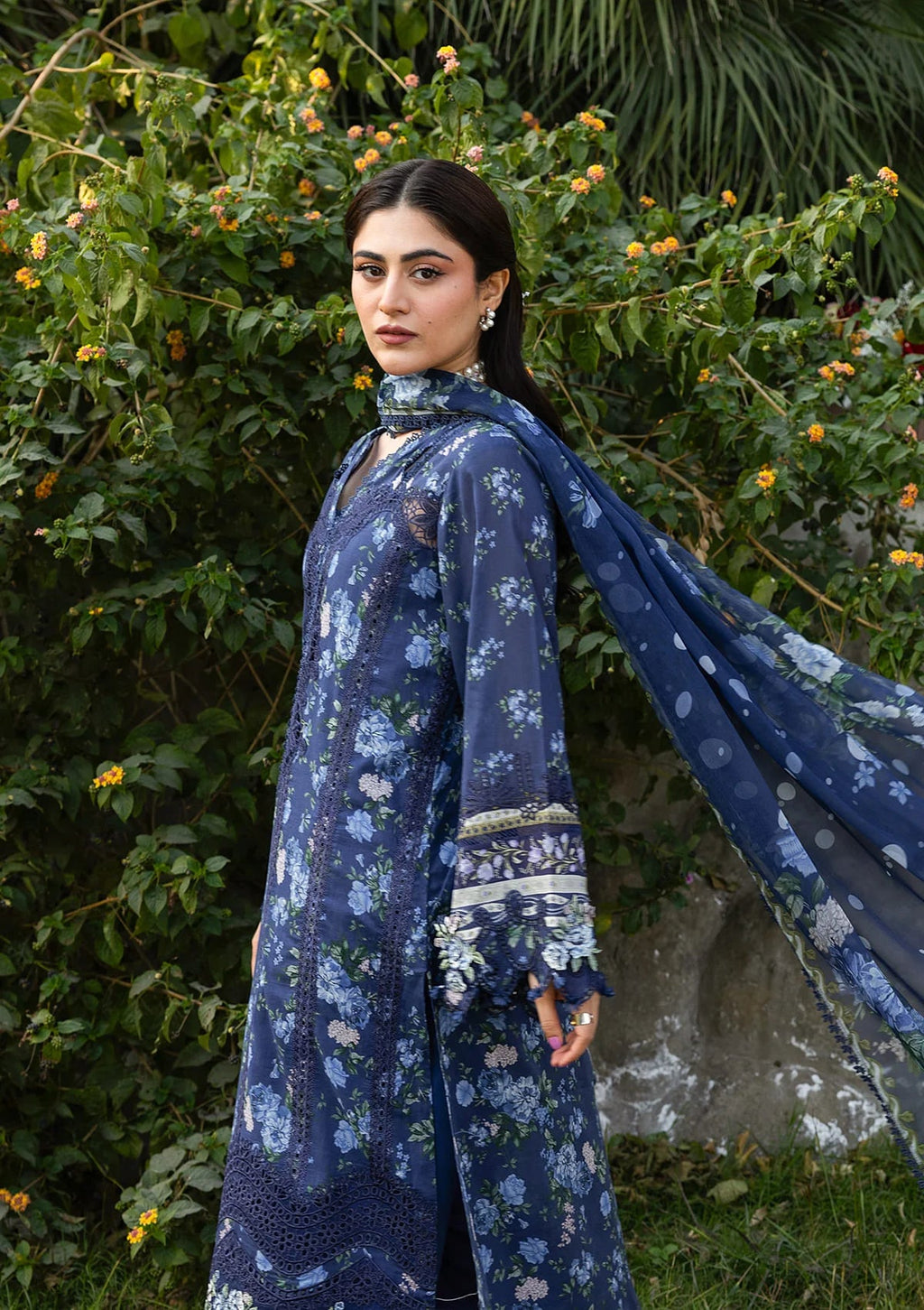 Elaf Chikankari Prints 3B NEEL