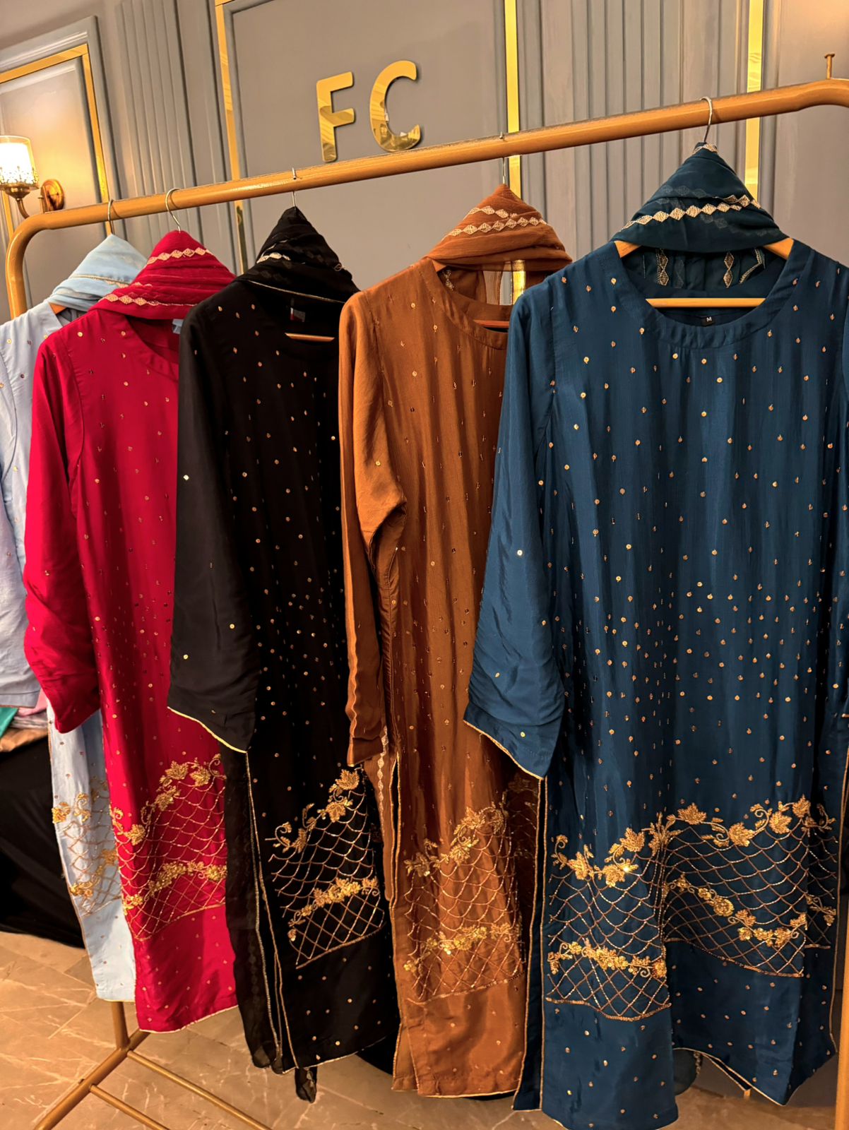 Rawsilk Heavy Zardozi Work Stiched 3 Pcs