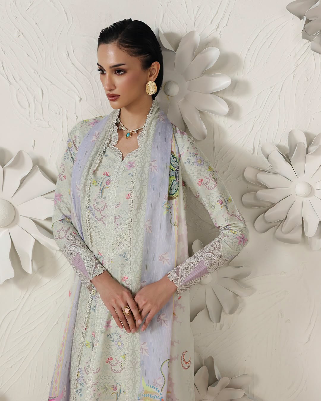 Qalamkar Qprints Drop II Ameena - 01 (B)