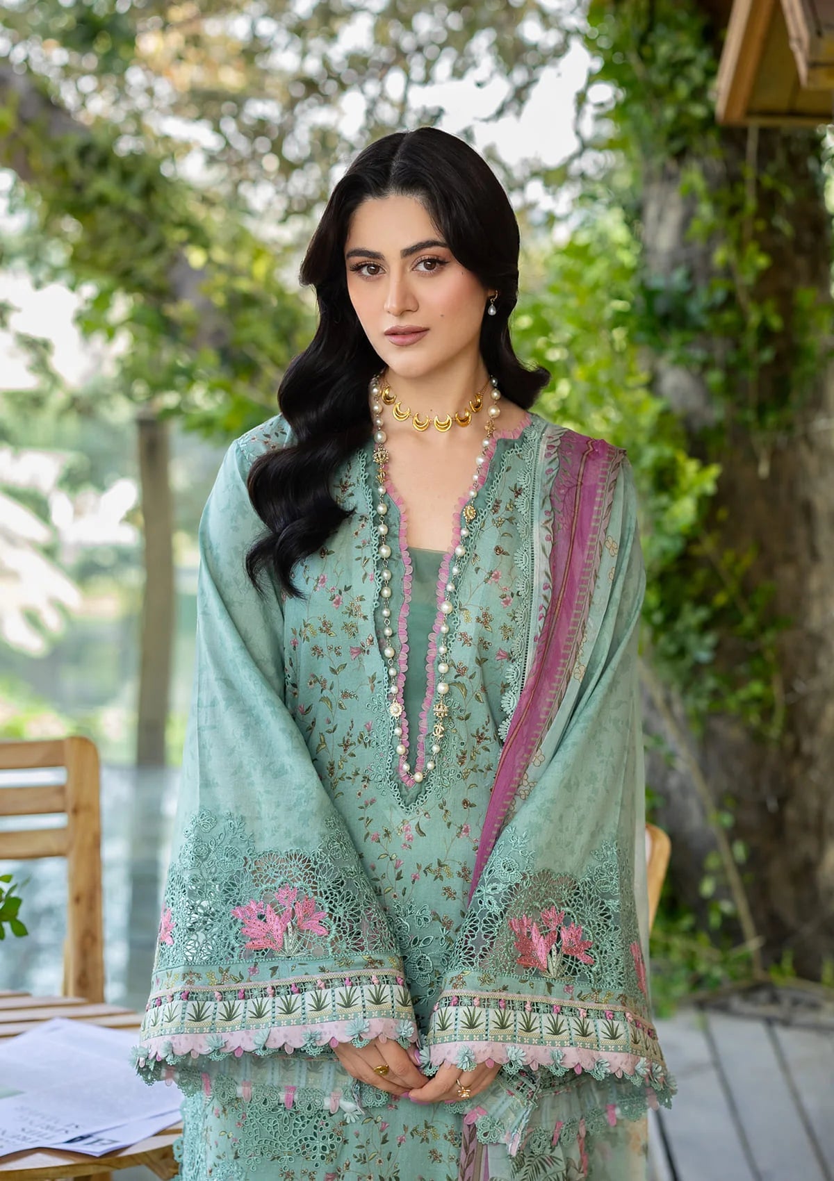 Elaf Chikankari Prints 4B NAYAB