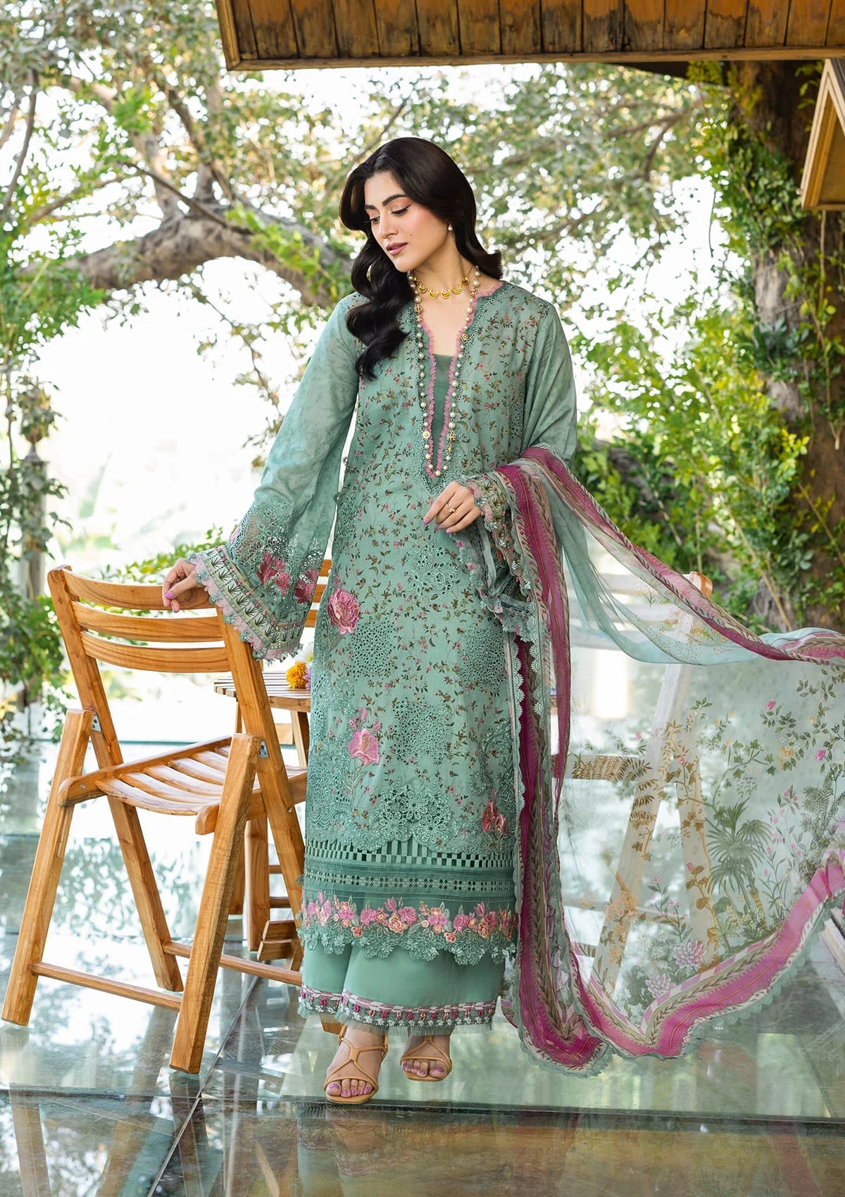 Elaf Chikankari Prints 4B NAYAB