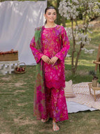 AZLIN 3-Piece Unstitched Digital Printed Lawn Suit 10