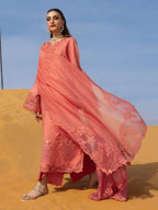 Rang Rasiya Premium Embroidered Lawn Unstitched 3Pc Suit ELANZ