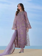 Rang Rasiya Premium Embroidered Lawn Unstitched 3Pc Suit  PARISA