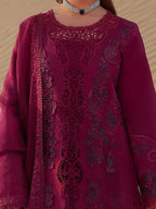 Rang Rasiya Premium Embroidered Lawn Unstitched 3Pc Suit  ZARA