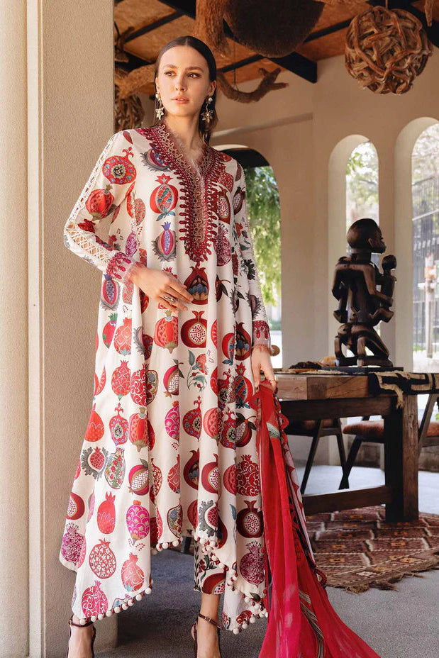 M Prints Lawn Suit 3A
