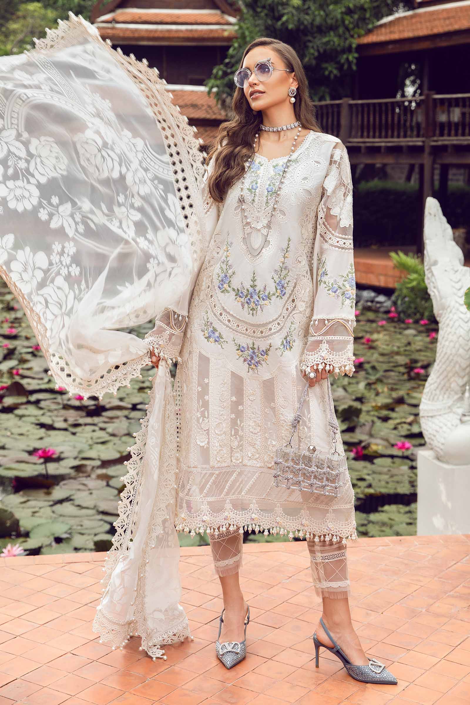 Maria.b 3 piece - unstitched suit | eid lawn-24-04