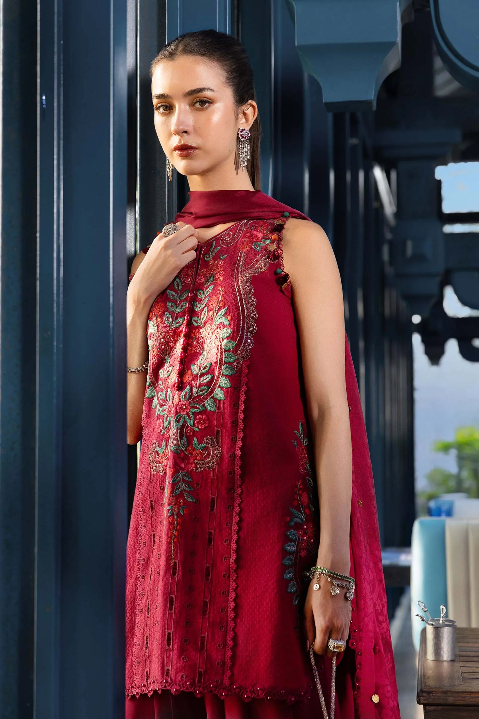 Maria B 3 Pcs Unstitched Embroidered Lawn Suit D05