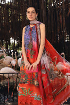 M Prints Lawn Suit 7B