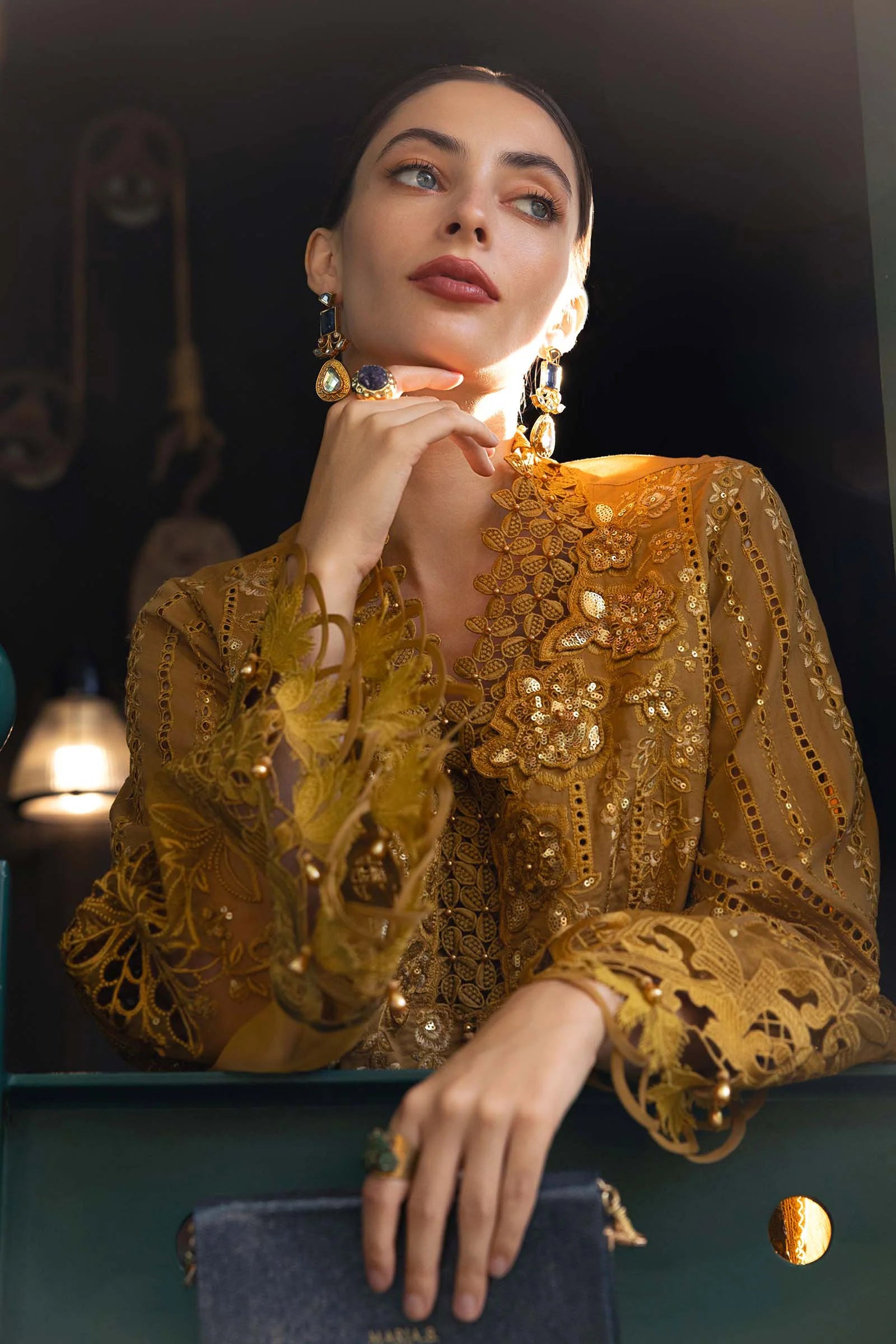 Maria B 3 Pcs Unstitched Embroidered Lawn Suit D07