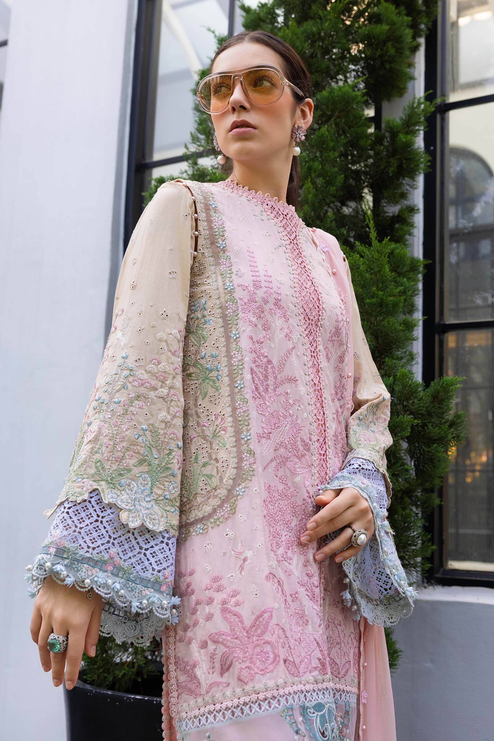 Maria B 3 Pcs Unstitched Embroidered Lawn Suit D09