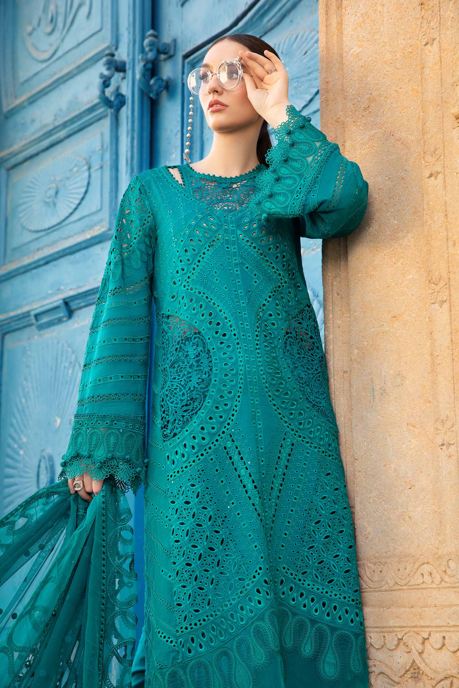 Maria.b unstitched lawn | d-2402-a