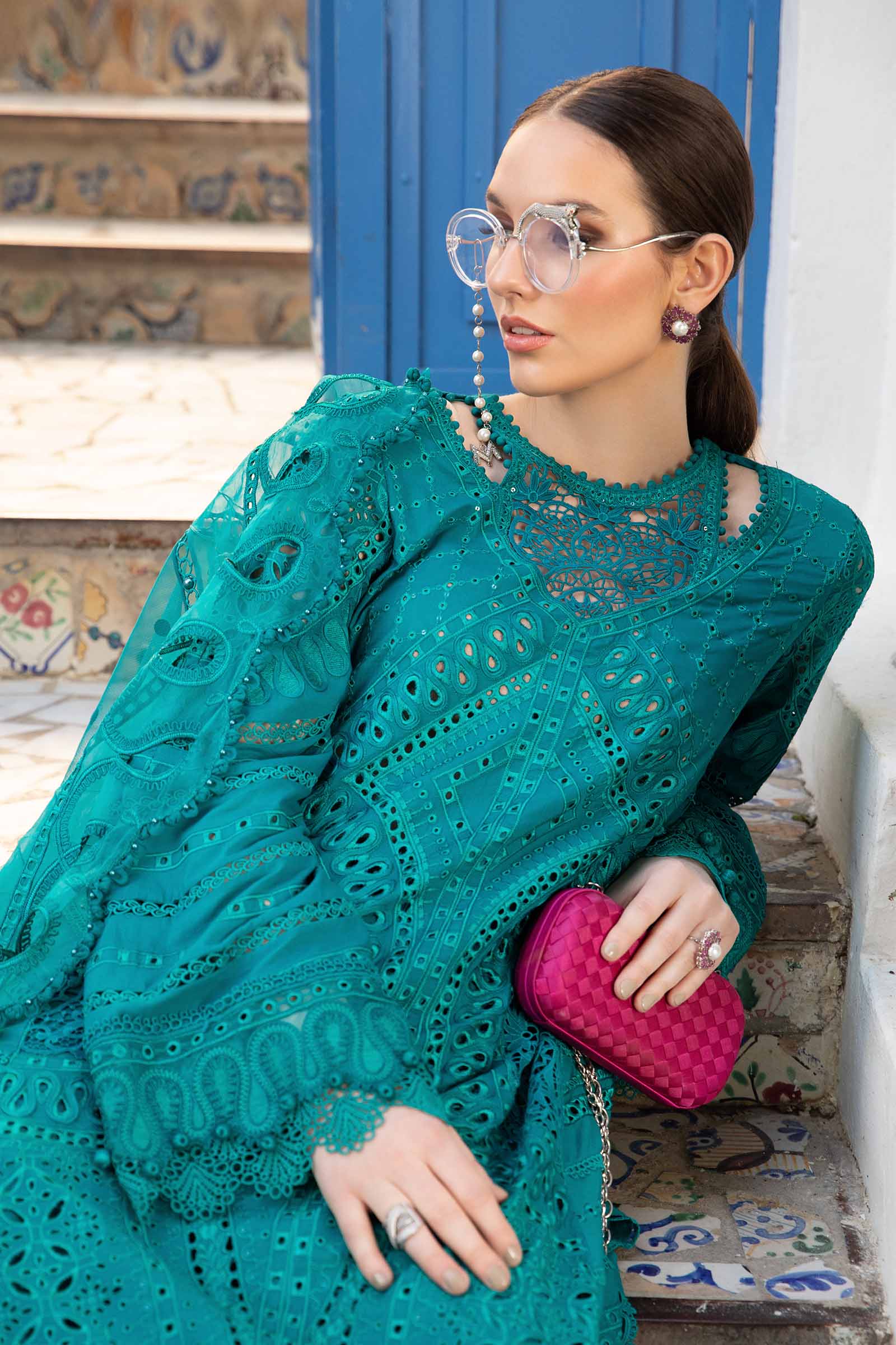 Maria.b unstitched lawn | d-2402-a