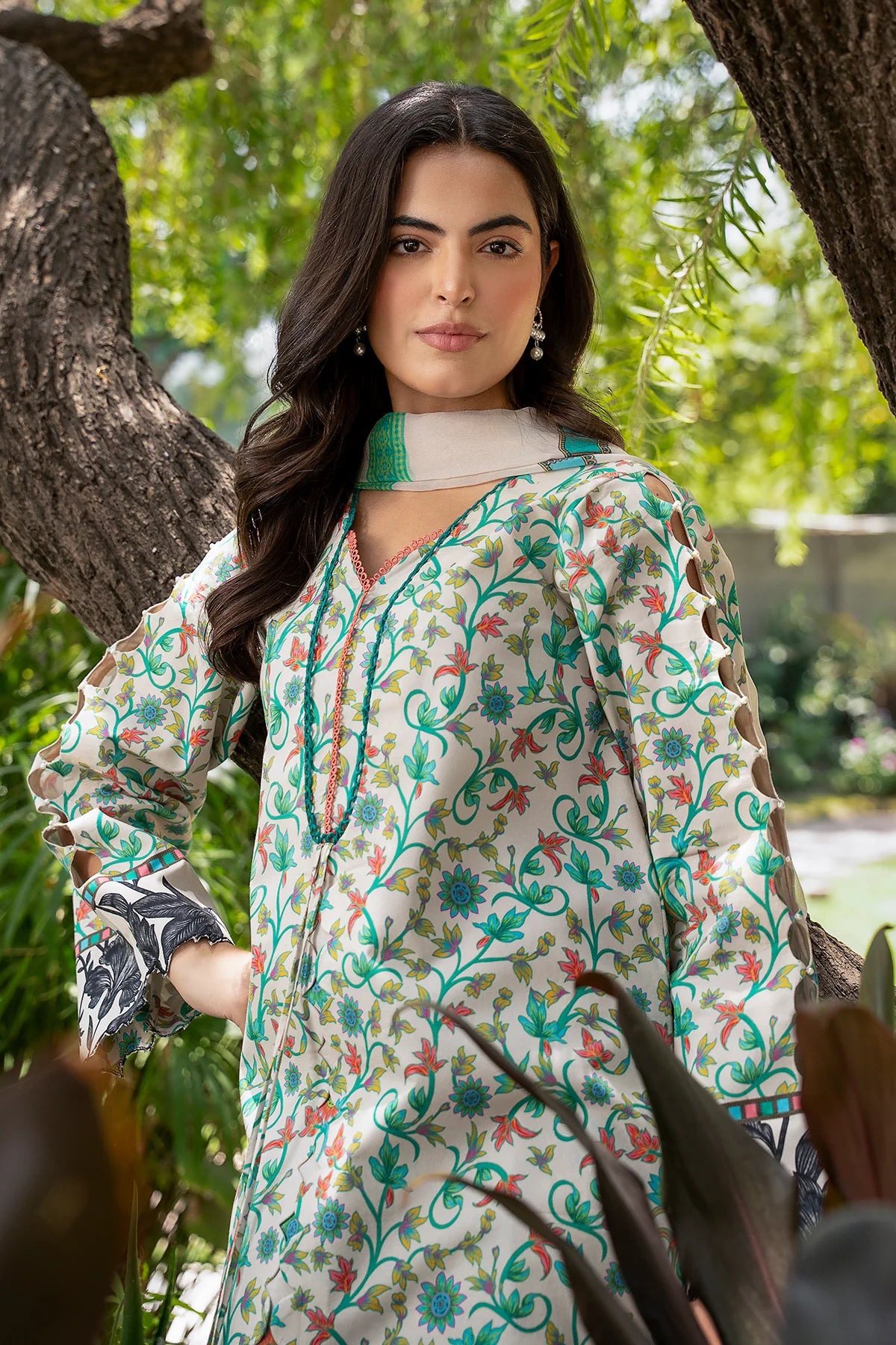 Charizma 3-PCS Unstitched Printed Lawn C-Print Vol 3