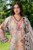 Charizma 3-PCS Unstitched Printed Lawn C-Print Vol 3