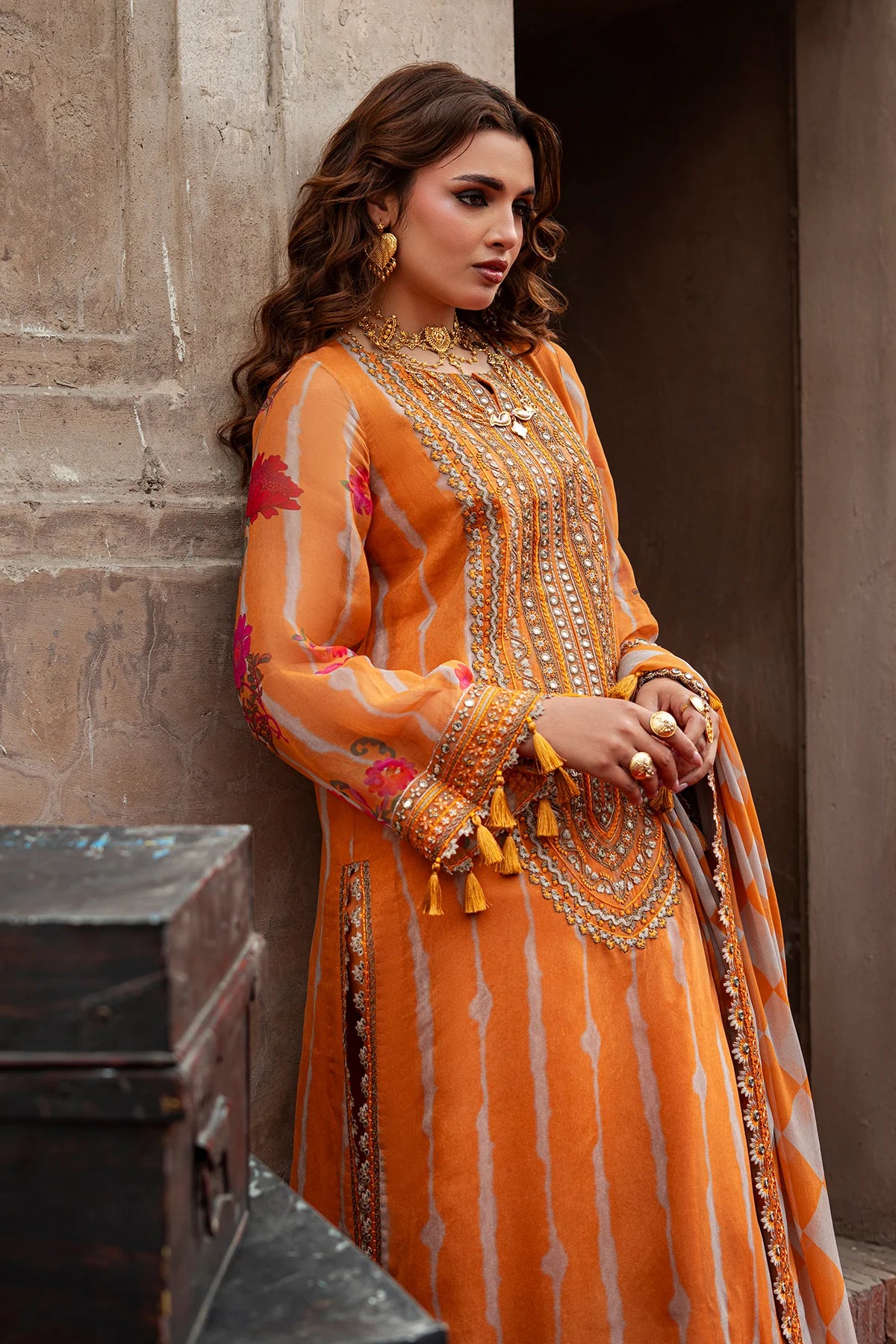 Vasal By Charizma Embroidered Printed Chiffon Collection VSL6-08