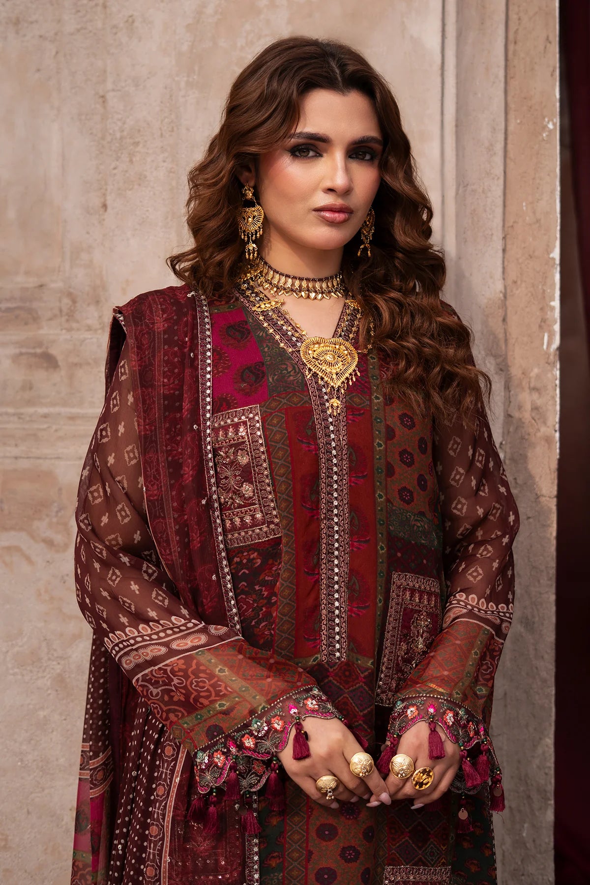 Vasal By Charizma Embroidered Printed Chiffon Collection VSL6-03