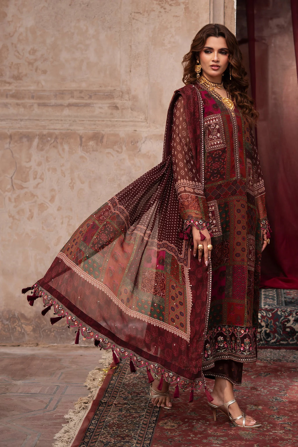 Vasal By Charizma Embroidered Printed Chiffon Collection VSL6-03