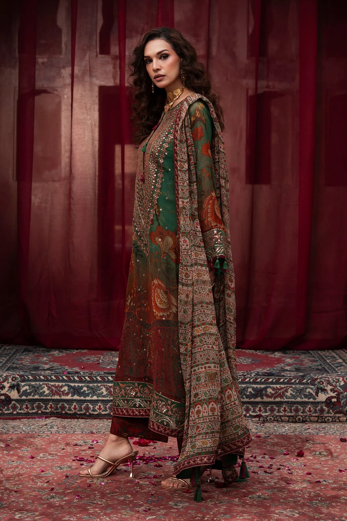 Vasal By Charizma Embroidered Printed Chiffon Collection VSL6-04