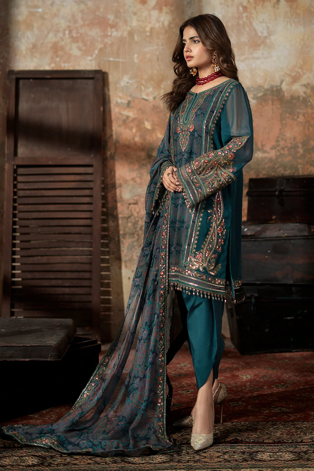 Vasal By Charizma Embroidered Printed Chiffon Collection VSL6-07
