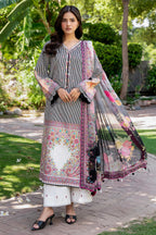 Charizma 3-PCS Unstitched Printed Lawn C-Print Vol 3