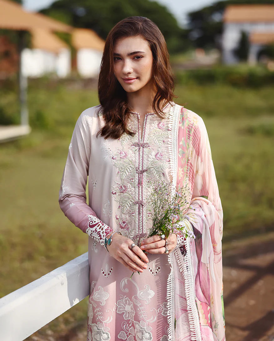 Mushq Solace Ombre Luxury Lawn - Dew Drift